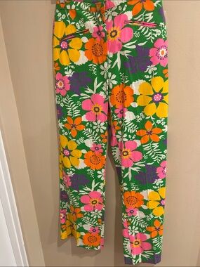 Vintage 1970’s Wrangler Deadstock Floral Pants NWT Mod Flower Power USA 11/12